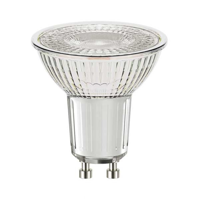 LUMiLiFe 4.6W GU10 LED Glass Spotlight Dimmable 375lm 4000K