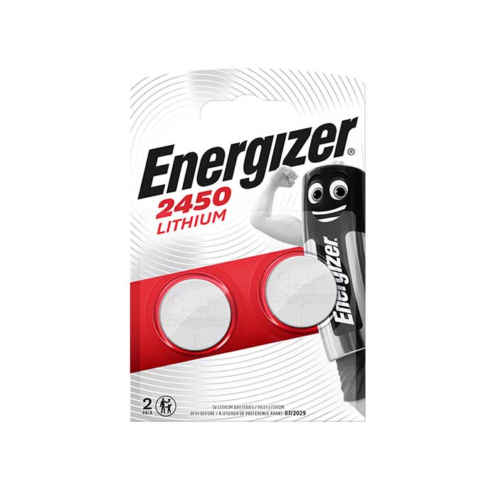 Energizer CR2450 Coin Cell Batteries - 2 Pack