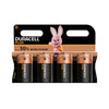 Duracell Plus Power D Batteries - 4 Pack