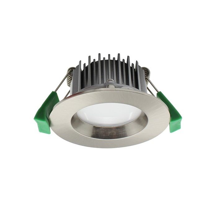 7W LED Downlight - 460lm - 5700K - Dimmable - Brushed Nickel
