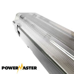 Powermaster 6ft T8 Twin LED Tube Fitting - IP65