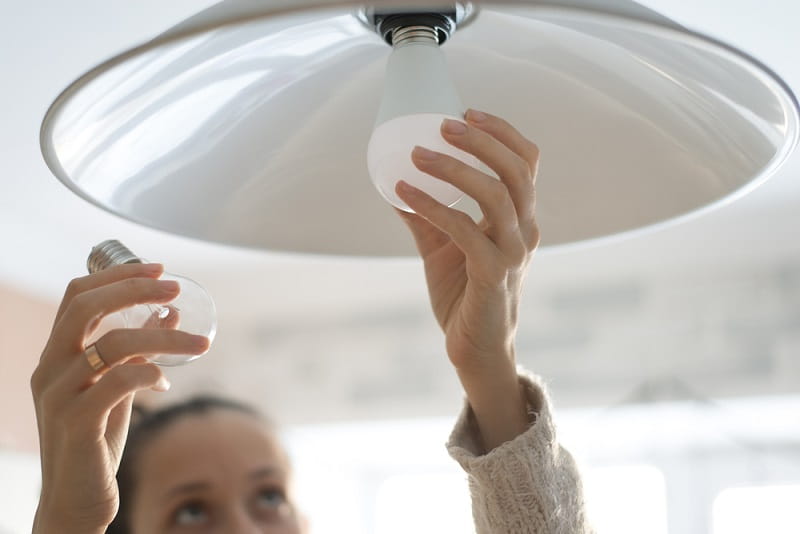 Using a dimmable LED without a dimmer