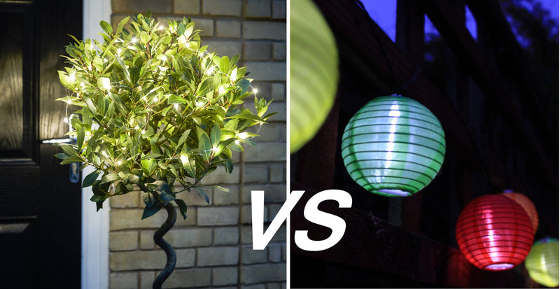 wired vs wireless garden lights