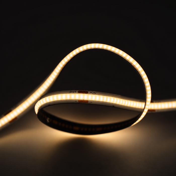 5m COB LED Strip Light - 24V - 10W/m - 3000K Warm White - IP20