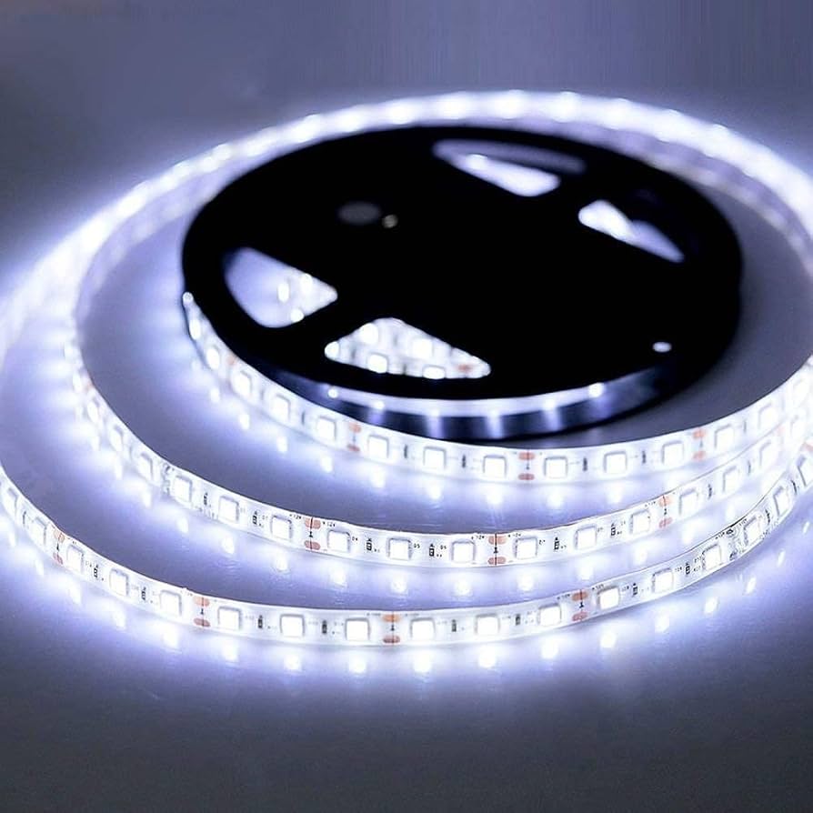 Daylight White LED Strip Light 12V IP65 – 5 Metres