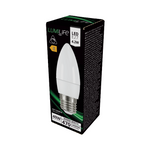 LUMiLiFe 5W E27 Candle LED Bulb - Dimmable - 470lm - 4000K