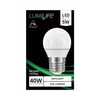 LUMiLiFe 5W E27 Golf Ball LED Bulb - Dimmable - 470lm - 6500K