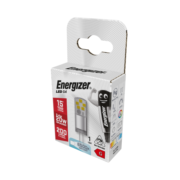 G4 LED Capsule Bulb 1.8W – 215lm – Daylight 6500K – Non-Dimmable