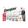 Energizer 8.5W B22 Standard GLS LED Bulb - 4 Pack - 806lm - 3000K