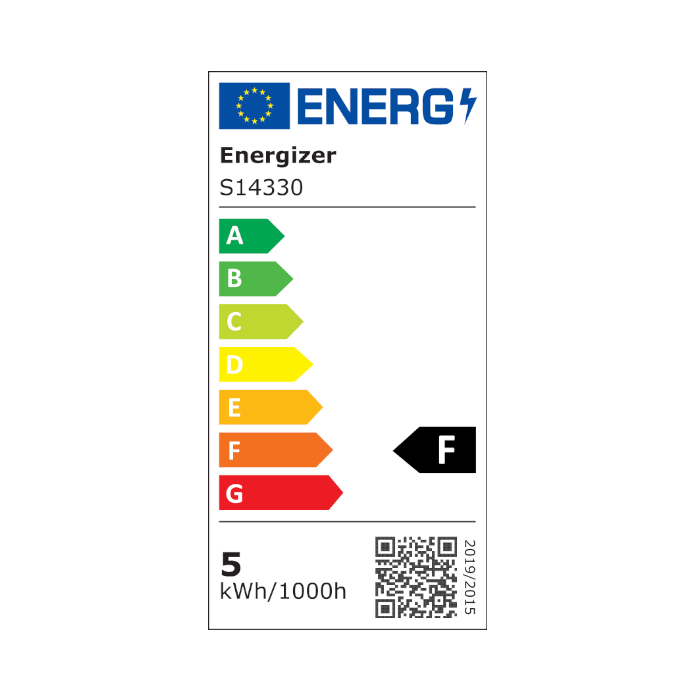 Energizer 4.9W E14 Candle LED Bulb - 4 Pack - 470lm - 3000K