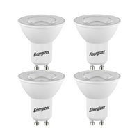 LED GU10 Bulbs 4.2W 345lm Daylight 6500K - Pack of 4