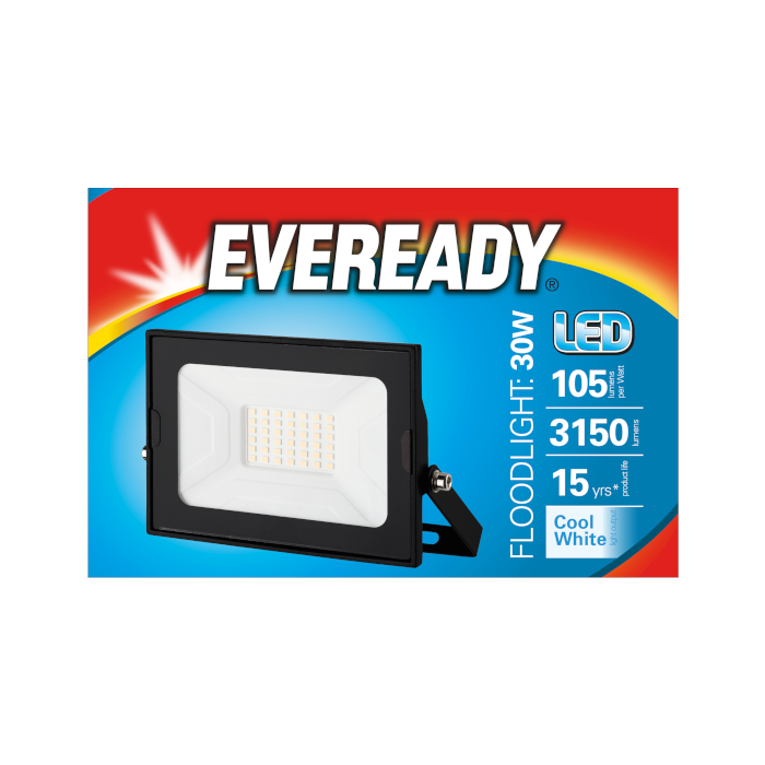 Eveready 30W SMD LED Flood Light - IP65 - 4000K