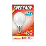 Eveready 4.9W E14 Golf Ball LED Bulb - 470lm - 4000K