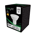 LUMiLiFe 4W GU10 LED Spotlight - Dimmable - 425lm - 2700K