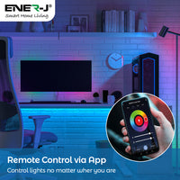 Smart WiFi RGB & Tunable White LED Strip Kit - 5m - App & Remote Control