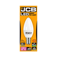 JCB 4.9W B15 LED Candle Bulb - 470lm - 3000K