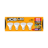 JCB 4.9W GU10 LED Spotlight - 4 Pack - Wide Beam - 345lm - 3000K
