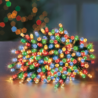 Supabrights 100 LED Christmas Tree Lights With Timer - 6m - Multicolour