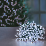 Supabrights 100 LED Christmas Tree Lights With Timer - 6m - White