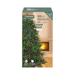 Treebright 1000 LED Christmas Tree Lights With Timer - 25m - Multicolour