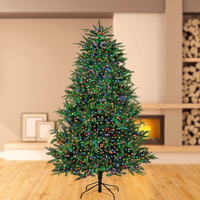 1000 LED Christmas Tree Lights with Timer - 25m - Multicolour
