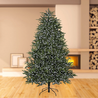 1000 LED Christmas Tree Lights with Timer - 25m - White