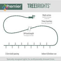 500 LED Christmas Tree Lights with Timer - 12.5m - Multicolour
