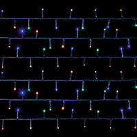 500 LED Christmas Tree Lights with Timer - 12.5m - Multicolour