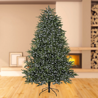 500 LED Christmas Tree Lights with Timer - 12.5m - White