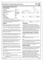 One Lux LED Emergency Driver & Battery Pack (RBF90/4/M3)