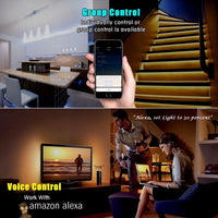 Smart WiFi RGB LED Strip Kit - 5m - App & Remote Control