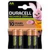 Duracell Recharge Ultra AA Batteries - Rechargeable - 4 Pack