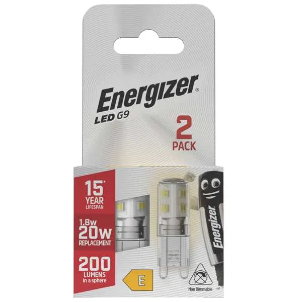 G9 LED Bulb 2-Pack – 1.8W – 200lm – Warm White 2700K