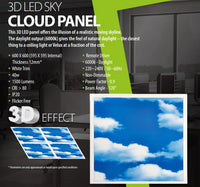 40W LED Sky Panel – 600 x 600 – 1500lm – 6000K Daylight