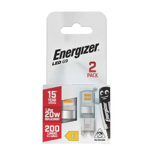 G9 LED Bulb 2-Pack – 1.8W – 200lm – Daylight 6500K