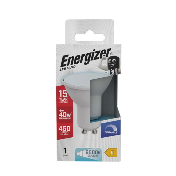 GU10 LED Bulb 4W – 450lm – Daylight 6500K – Dimmable – 120° Wide Beam