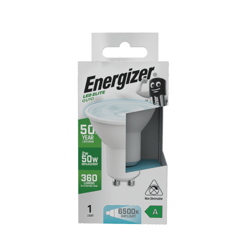 Energizer GU10 Spot LED Bulb - 2w - 6500K- 360lm