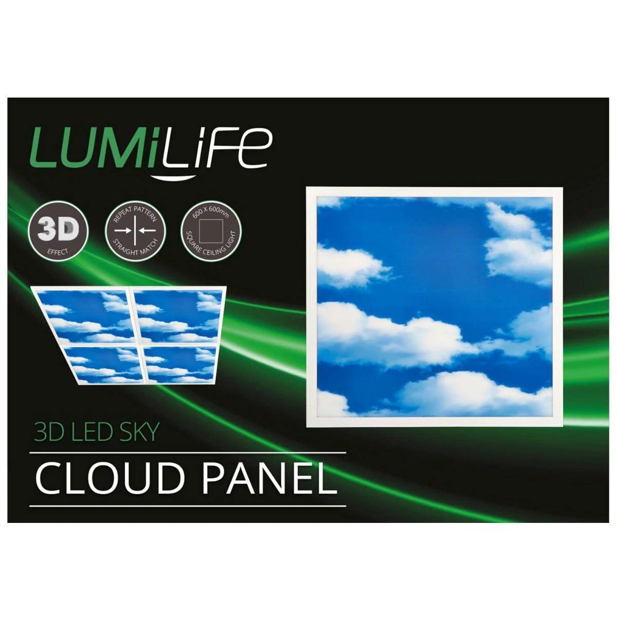 40W LED Sky Panel – 600 x 600 – 1500lm – 6000K Daylight