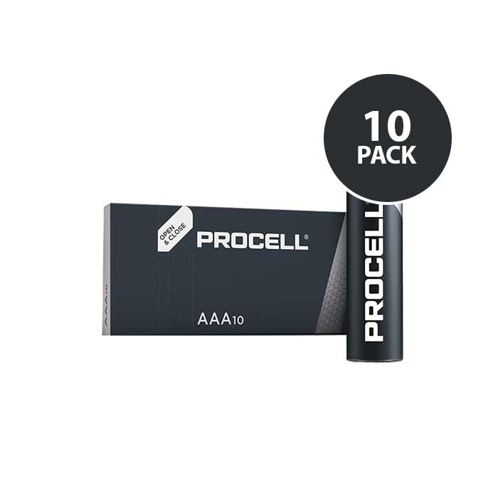 Duracell Procell (Industrial) AAA / LR03 Batteries - 10 Pack