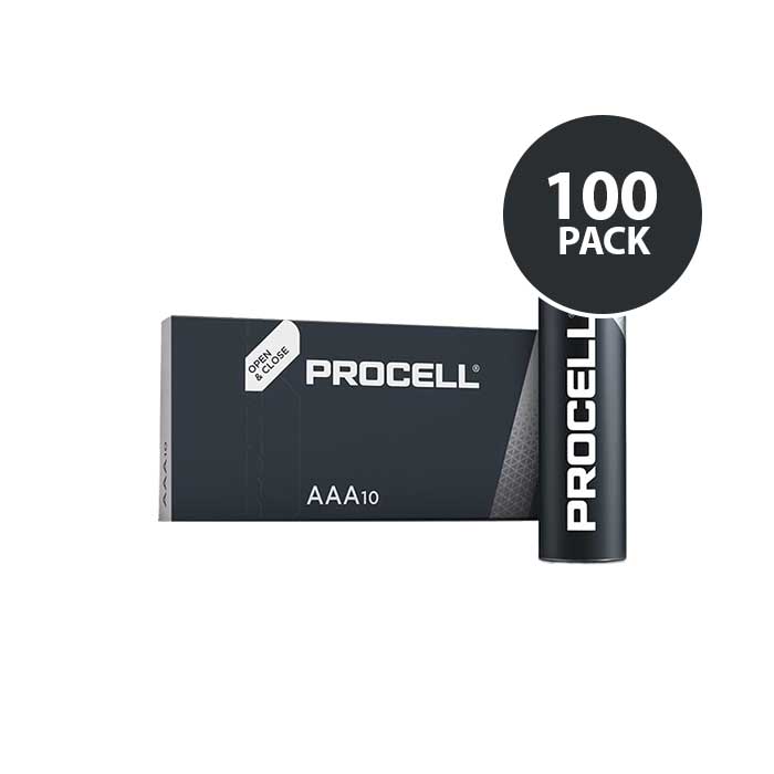 Duracell Industrial Procell - AAA Batteries - 100 Pack