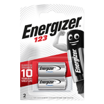 Energizer CR123A Batteries - 2 Pack