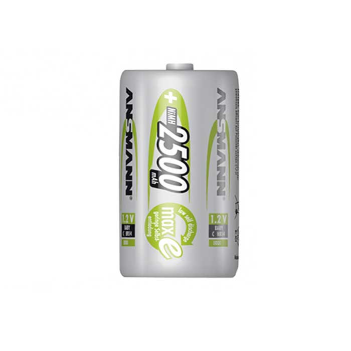 Ansmann MaxE C Batteries - Rechargeable - 2 Pack