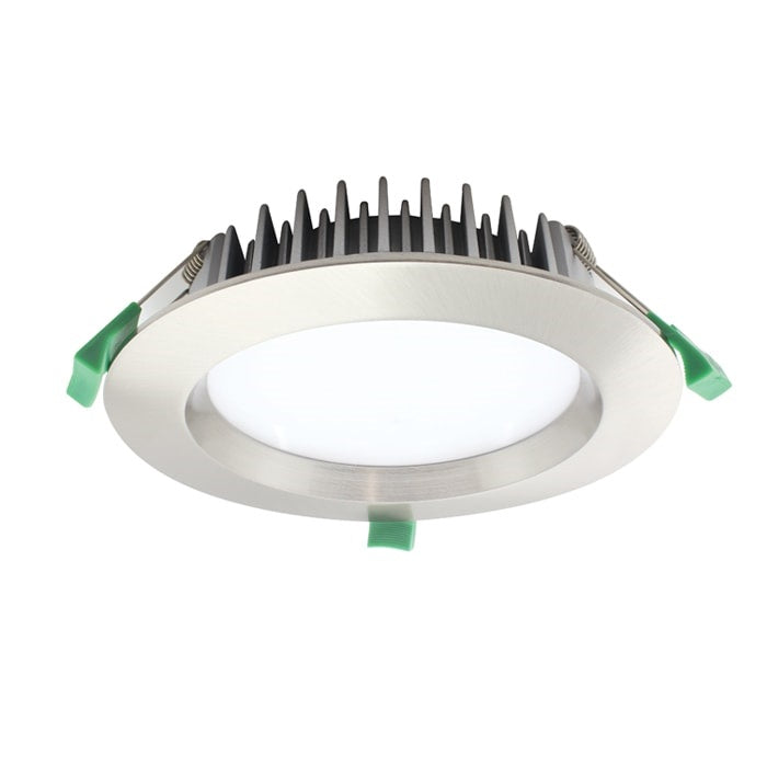 18W LED Downlight - 1360lm - 2700K - Dimmable - Brushed Nickel