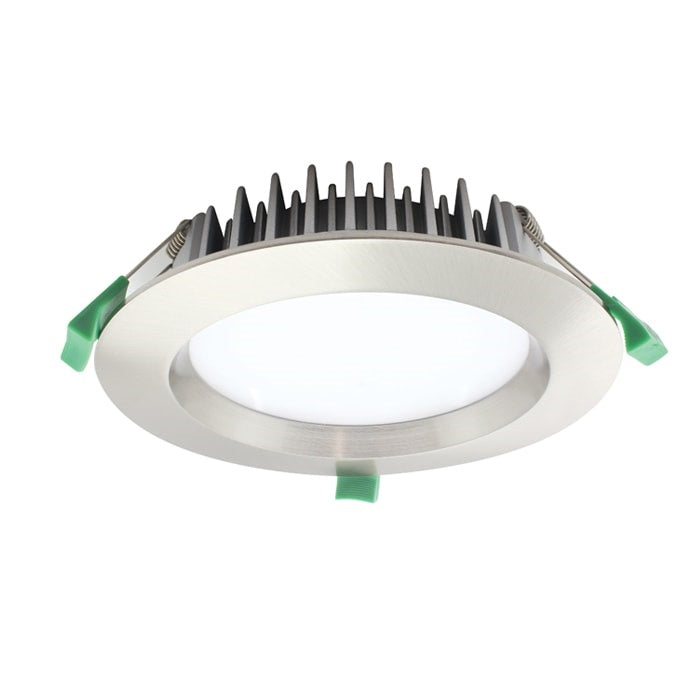 18W LED Downlight - 1480lm - 5700K - Dimmable - Brushed Nickel