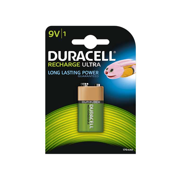 Duracell Recharge Ultra 9V Battery - Rechargeable