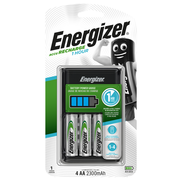 Energizer AA/AAA Battery Charger - Batteries Included
