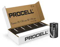Duracell Industrial Procell - C Batteries - 50 Pack