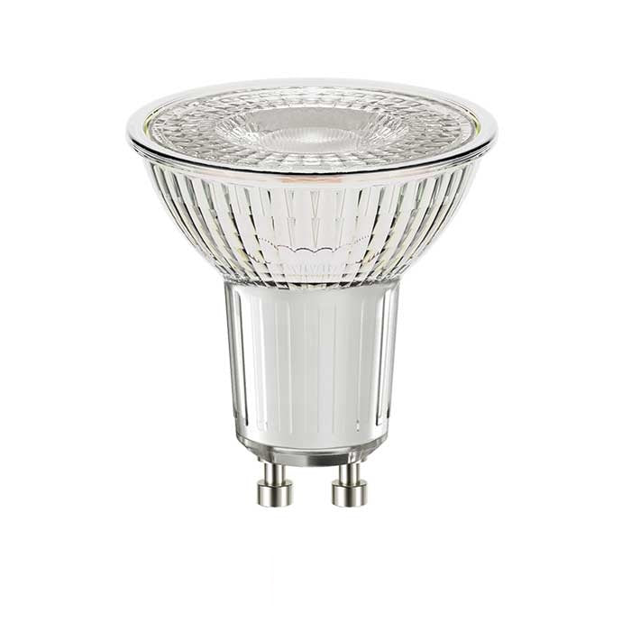 GU10 (4.6W) 375lm - Warm White (Glass Finish) - Dimmable