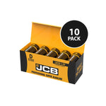 JCB Super Alkaline Industrial D Batteries - 10 Pack