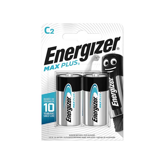 Energizer Max Plus C Batteries - 2 Pack